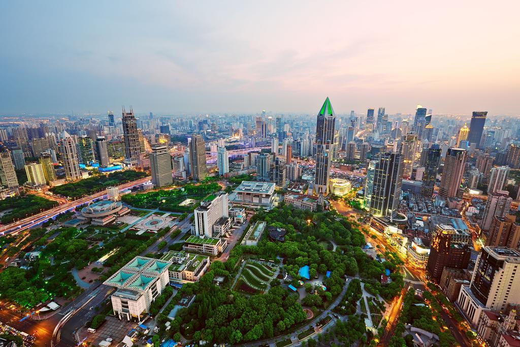 Jw Marriott Shanghai At Tomorrow Square Utsikt bild
